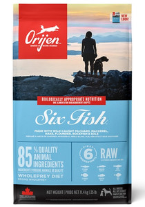 Orijen Adult Six Fish 6 Fresh Fish Dry Dog Food 11.4kg