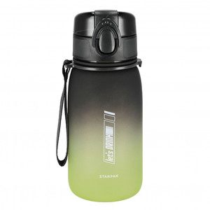 Water Bottle 400ml, Ombre green-black