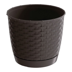 Plant Pot Ratolla Round 16.5 cm, umber