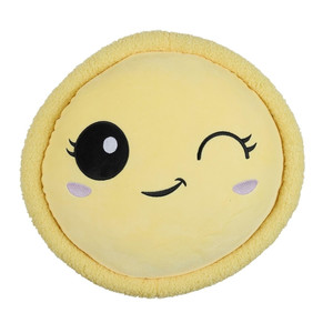 Macaroon Plush Toy Cushion, yellow
