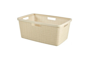 Curver Laundry Basket Jute 46l, beige