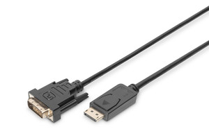 Digitus DisplayPort Cable 1080p 60Hz FHD Type DP / DVI-D (24 + 1) M / M 2m