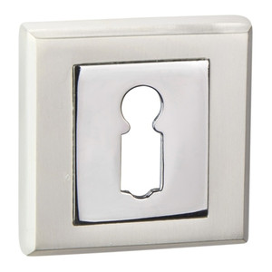 Door Escutcheon Schaffner Clara, pearl/chrome