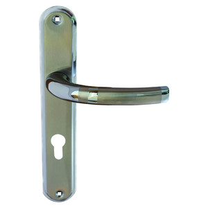 Door Handle Schaffner Olivia 72mm, satin/chrome