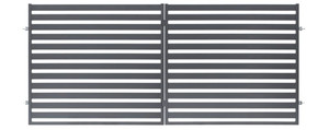 Double Swing Gate Steel 350 x 154 cm