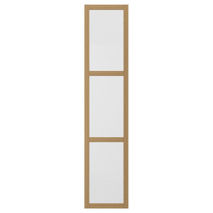 TONSTAD Door, oak/veneer glass, 50x229 cm