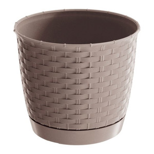 Plant Pot Ratolla Round 22 cm, mocca