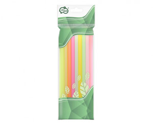 Reusable Drinking Straws Pastel Colours - Jumbo 18pcs