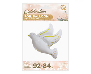 Foil Balloon Dove 92cm