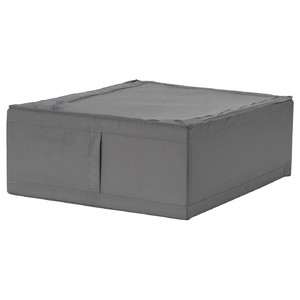 SKUBB Storage case, dark grey, 43x53x19 cm