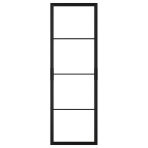 SKYTTA Sliding door frame, black, 77x231 cm