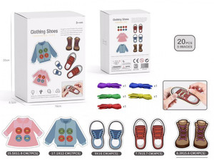 Threading Toys Clothing Shoes 26pcs 3+