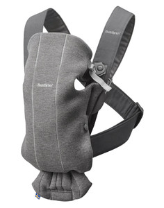 BABYBJÖRN - Baby Carrier MINI 3D Jersey, Dark Grey 0-12m