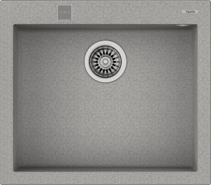 Teka Inset Tegranite Inset Sink One Bowl Forsquare 50.40 TG, grey