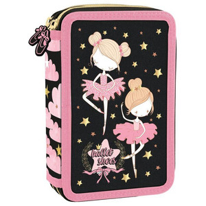 Pencil Case with School Accessories Ballerina