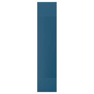 FYRUDDEN Door with hinges, blue, 50x229 cm