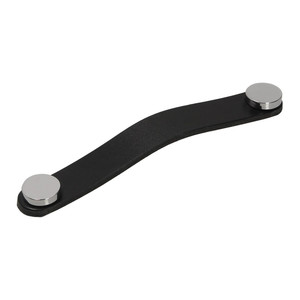 Furniture Door Handle Gamet, black/chrome