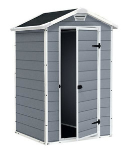 KETER Garden Shed 4x3 Manor 128 x 94 x 196cm, grey-white