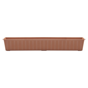 Balcony Plant Pot Box Agro 100 cm, terracotta