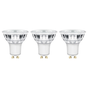 Diall LED Bulb GU10 4.5W 345lm, 3 pack