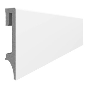 Vox Skirting Board Espumo 80 mm, white