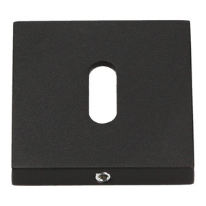 Gamet Door Escutcheon Organic, lower, square, black