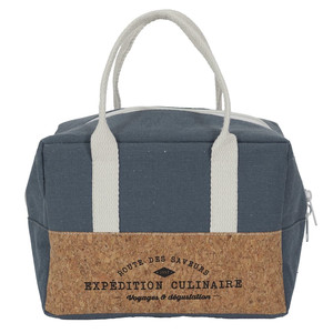 Lunch Bag Refreshing Cork 3l, blue