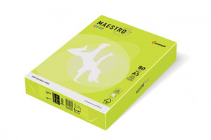 Maestro Colour Paper for Laser, Inkjet Printers & Copiers A4 160g 250 Sheets, light green