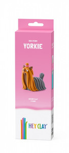 Hey Clay Air-Dry Clay Dog Story Yorkie 3+