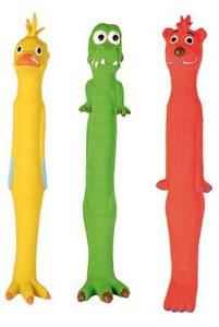 Trixie Latex Dog Toy Chicken/Dragon/Bear, 1pc, assorted models