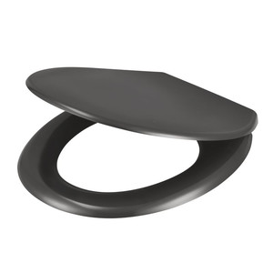 Cooke & Lewis Soft-close Toilet Seat Genoa, grey