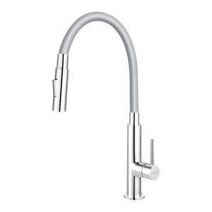 Ferro Kitchen Sink Tap Zorba Slim 2F, grey