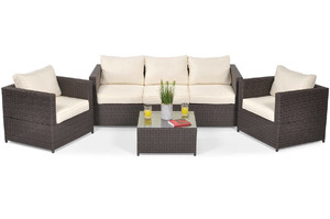 Outdoor Furniture Set MALAGA SET MAX, brown