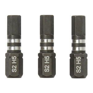 Erbauer Impact Bits 25 mm H5, 3 pack