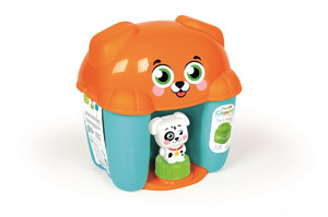 Clementoni Baby Blocks Bucket Dog & Puppy 6m+