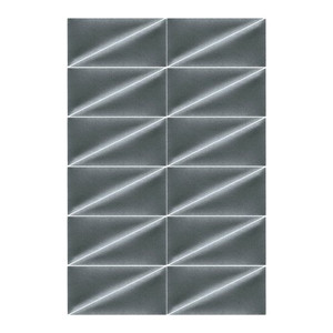 Upholstered Wall Panel Triangle Stegu Mollis 15x30cm 2pcs R, dark grey