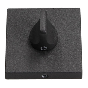 Gamet Door Escutcheon, square, graphite