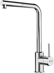 Franke Kitchen Sink Mixer Tap with pull-out spout Sirius, chrome