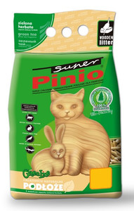 Super Pinio Wooden Litter Green Tea 10L