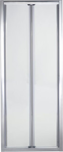 Bi-fold Shower Door Onega 80 cm, chrome/transparent