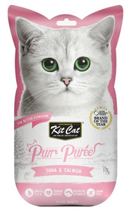 Kit Cat PurrPuree Tuna & Salmon 4x15g