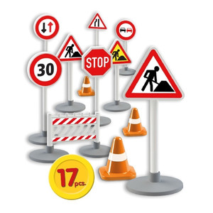 Road Signs 16cm 17pcs 2+