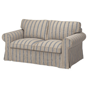 EKTORP 2-seat sofa, Karlshov beige/multicolour