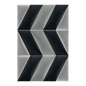 Upholstered Wall Panel Parallelogram Stegu Mollis 15x30cm L, black