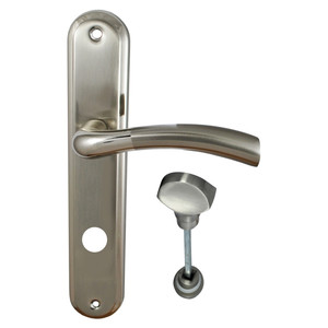 Door Handle Schaffner Jula 72mm, nickel/chrome