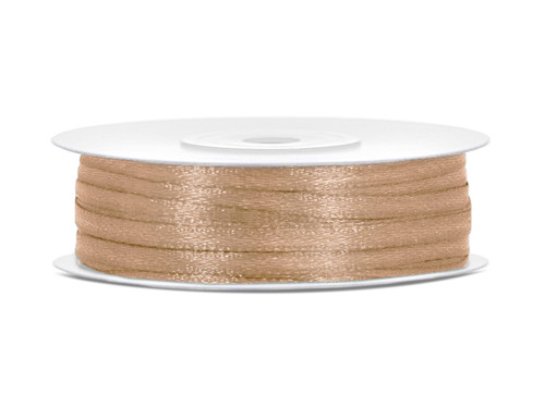 Satin Ribbon 50m 3mm, gold