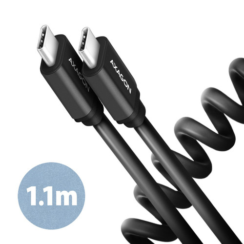 AXAGON USB Cable BUCM-CM20TB cable Twister USB-C USB-C, 1.1