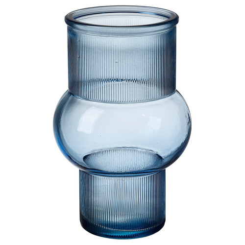 MYRMOSAIK Vase, blue, 17 cm