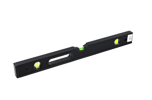 AW Black Spirit Level Bubble Level 120cm, magnetic