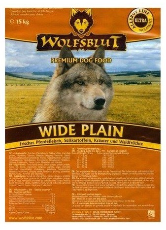 Wolfsblut Dog Food Adult Wide Plain Horse Meat & Sweet Potato 2kg